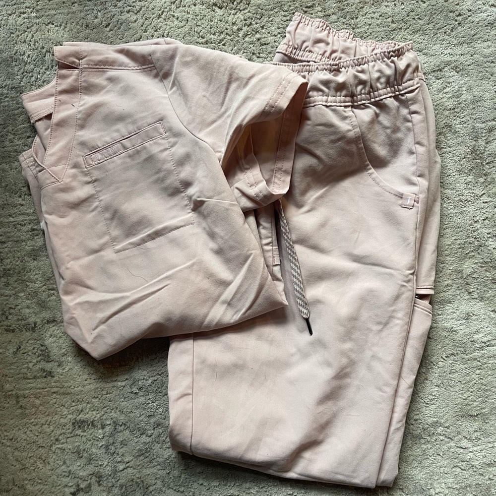 Light Pink Scrub Set